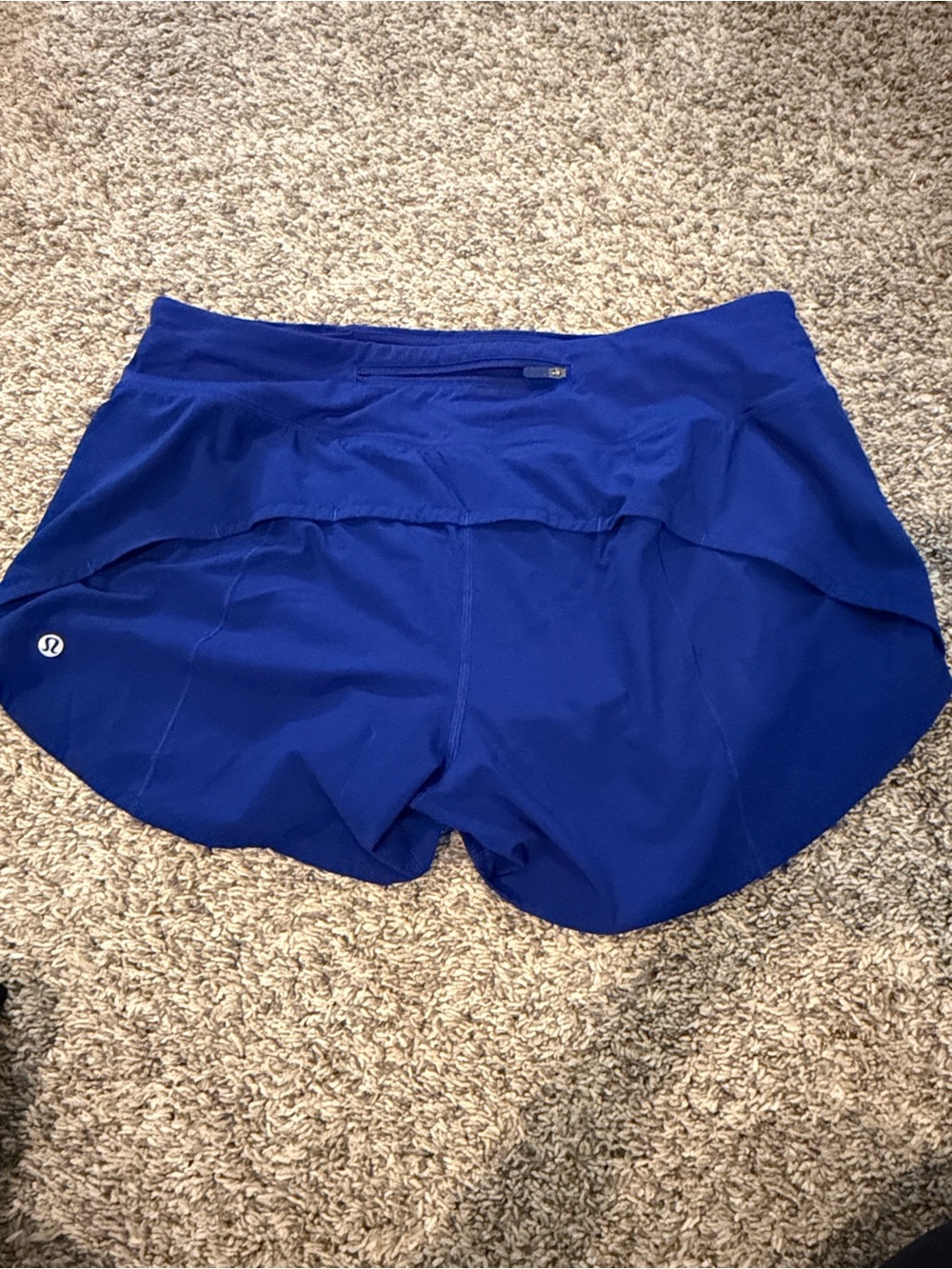 Lululemon Speed Up Running Shorts Royal Blue Size 10 - Picture 3 of 15